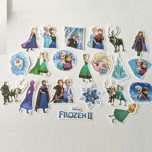 22 pcs + big set of waterproof Frozen Disney stickers New @1003